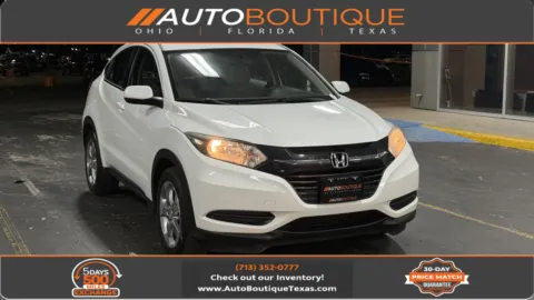 White 2018 Honda HR-V LX for sale in Alvin, TX