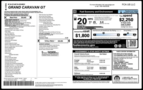 Photos of 2018 Dodge Grand Caravan GT for sale in Alvin, TX at Auto Boutique Texas