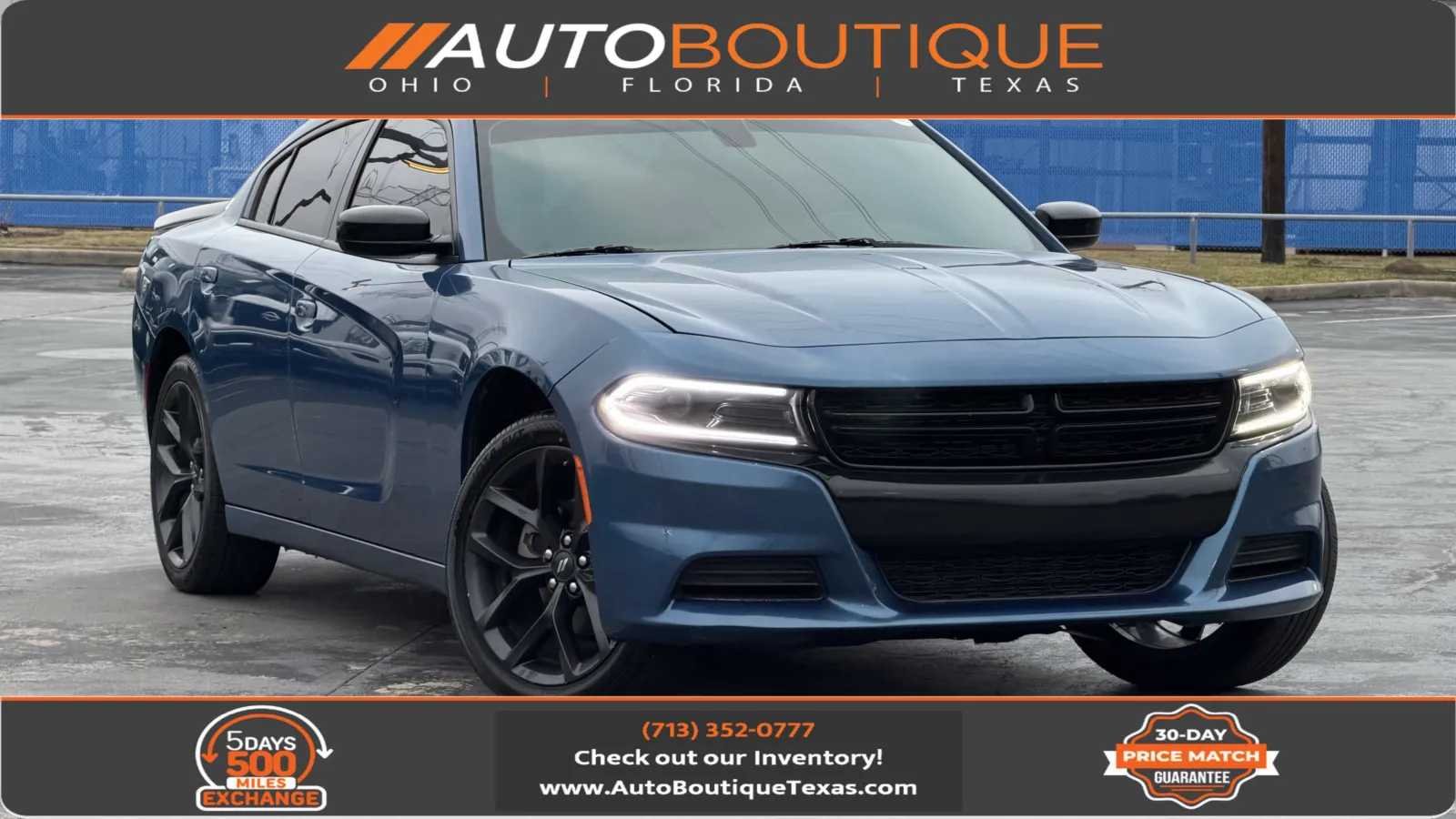 Blue 2022 Dodge Charger SXT for sale in Alvin, TX