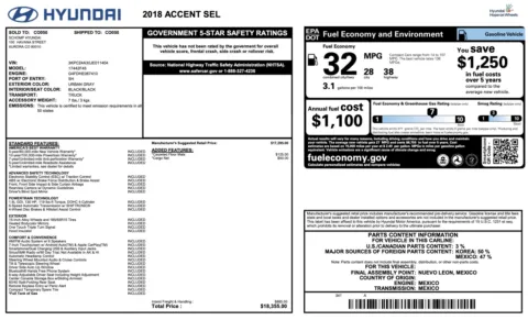 More photos of 2018 Hyundai Accent SEL at Auto Boutique Texas, TX