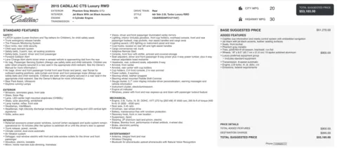 More photos of 2015 Cadillac CTS Sedan Luxury RWD at Auto Boutique Texas, TX