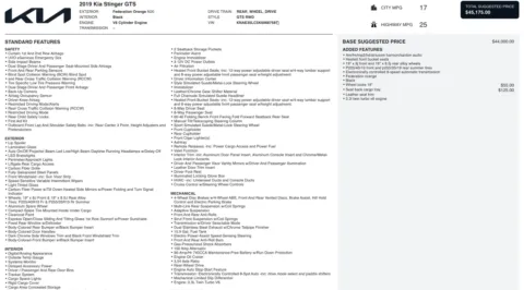 Photos of 2019 Kia Stinger GTS for sale in Alvin, TX at Auto Boutique Texas