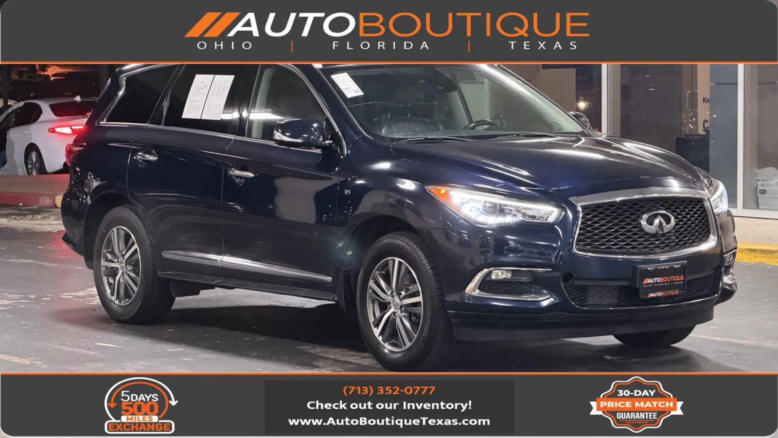 Blue 2020 INFINITI QX60 LUXE for sale in Alvin, TX
