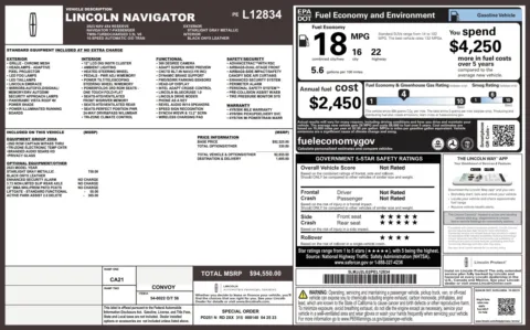 Photos of 2023 Lincoln Navigator Reserve for sale in Alvin, TX at Auto Boutique Texas