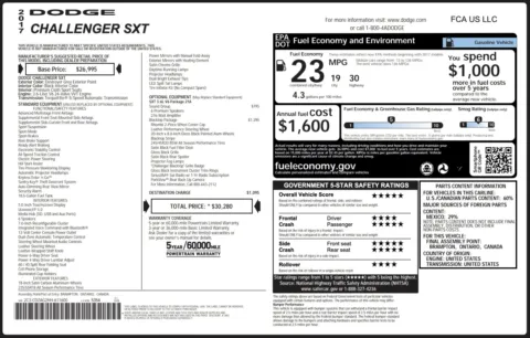 Photos of 2017 Dodge Challenger SXT for sale in Alvin, TX at Auto Boutique Texas