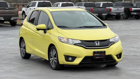 Yellow 2017 Honda Fit EX for sale in Alvin, TX