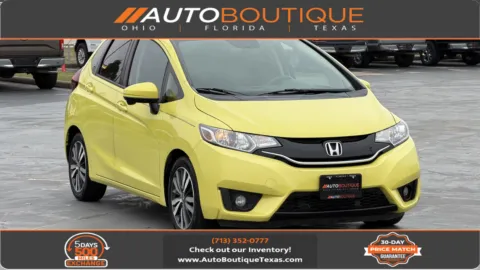 Yellow 2017 Honda Fit EX for sale in Alvin, TX
