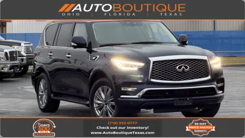 Blue 2024 INFINITI QX80 LUXE for sale in Alvin, TX