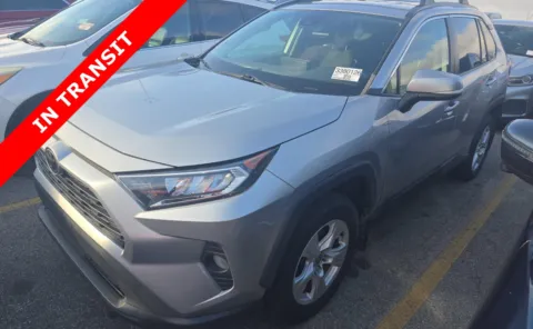 Silver 2021 Toyota RAV4 XLE for sale in Alvin, TX