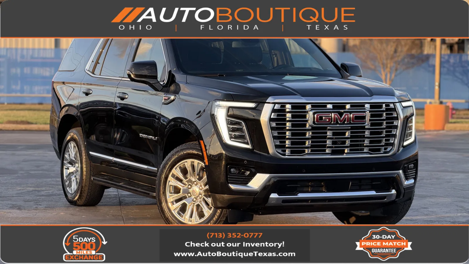 Black 2025 GMC Yukon Denali for sale in Alvin, TX