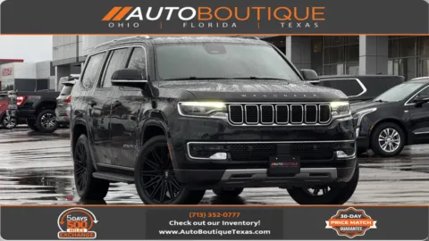 Black 2022 Jeep Wagoneer Series II for sale in Alvin, TX