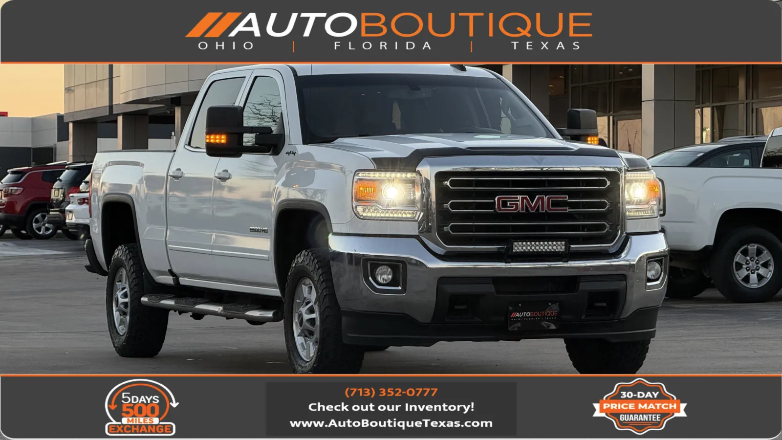 White 2017 GMC Sierra 2500HD SLE for sale in Alvin, TX