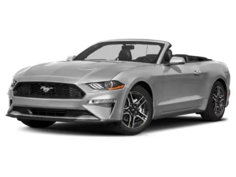 White 2019 Ford Mustang EcoBoost Premium for sale in Alvin, TX