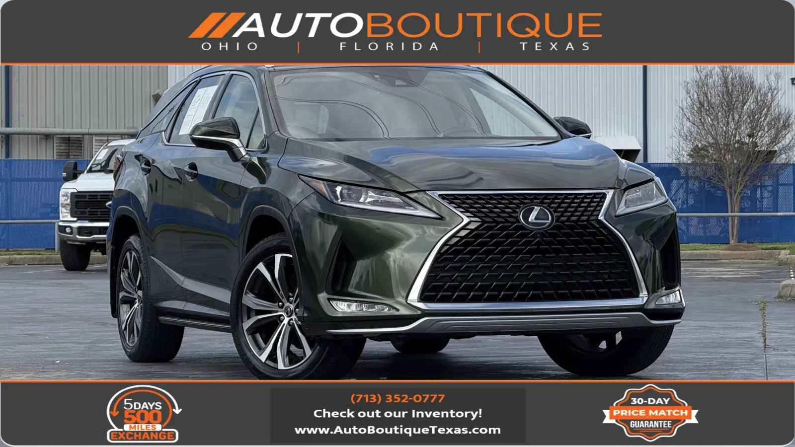 Green 2022 Lexus RX 350L for sale in Alvin, TX