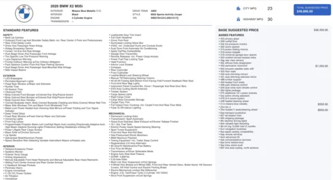 Photos of 2020 BMW X2 M35i for sale in Alvin, TX at Auto Boutique Texas