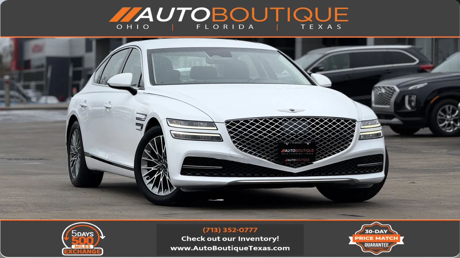 White 2023 Genesis G80 2.5T for sale in Alvin, TX