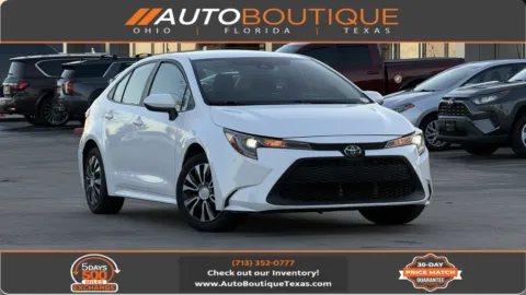 White 2022 Toyota Corolla LE for sale in Alvin, TX