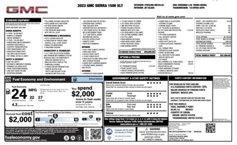 Photos of 2023 GMC Sierra 1500 SLT for sale in Alvin, TX at Auto Boutique Texas