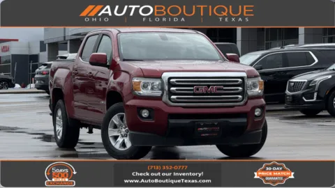 Red 2017 GMC Canyon 4WD SLE for sale in Alvin, TX