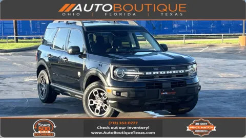 Black 2022 FORD BRONCO SPO Big Bend for sale in Alvin, TX