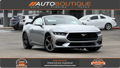Silver 2024 Ford Mustang EcoBoost for sale in Alvin, TX