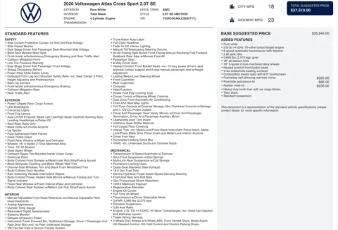 Photos of 2020 Volkswagen Atlas Cross Sport 2.0T SE for sale in Alvin, TX at Auto Boutique Texas