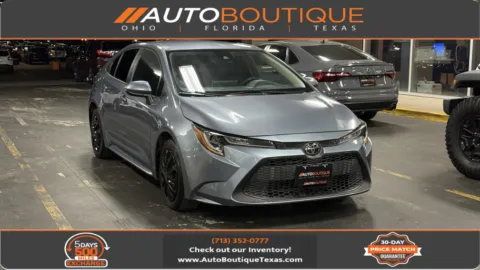 Blue 2020 Toyota Corolla LE for sale in Alvin, TX