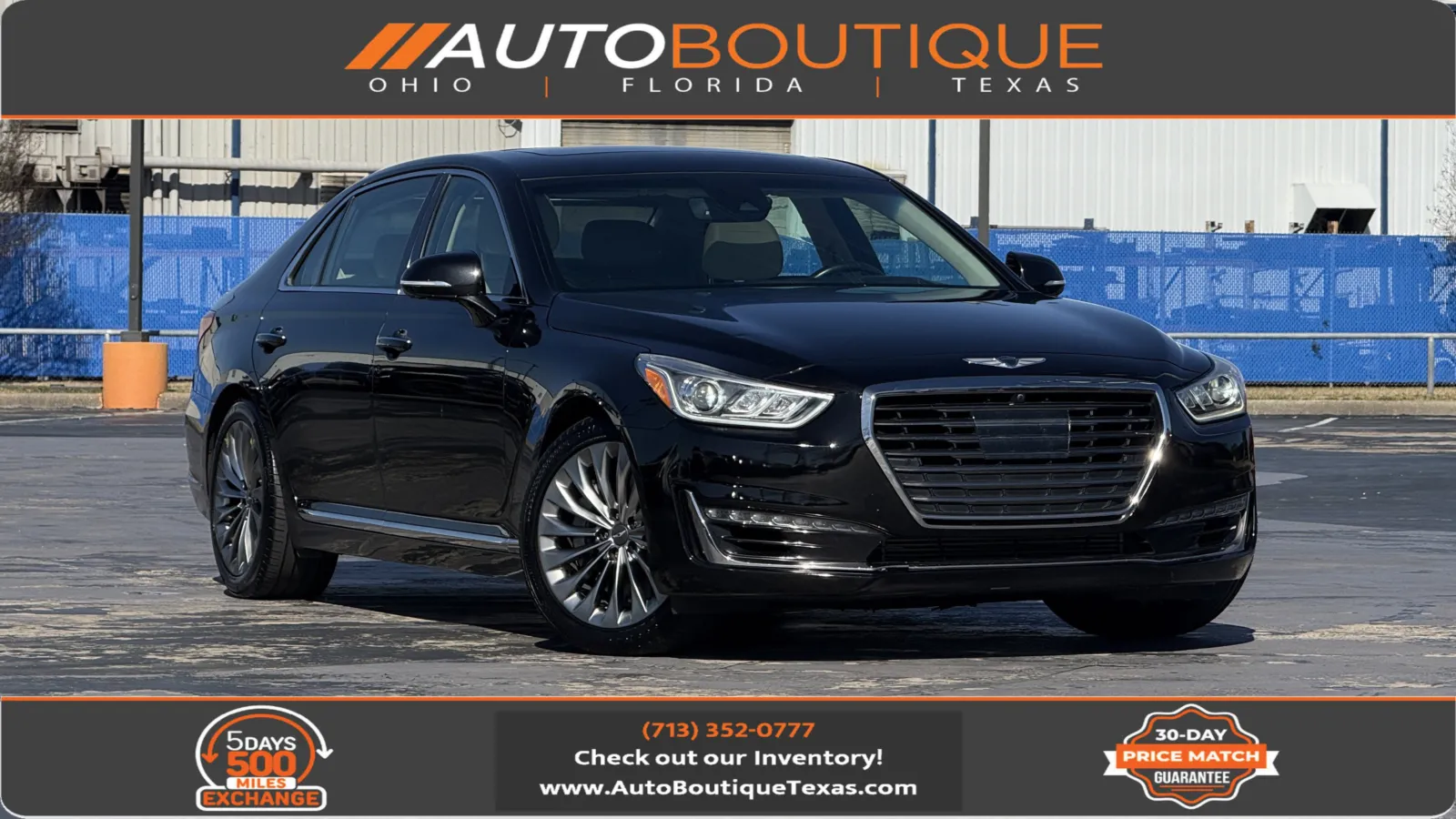 Black 2019 Genesis G90 3.3T Premium for sale in Alvin, TX