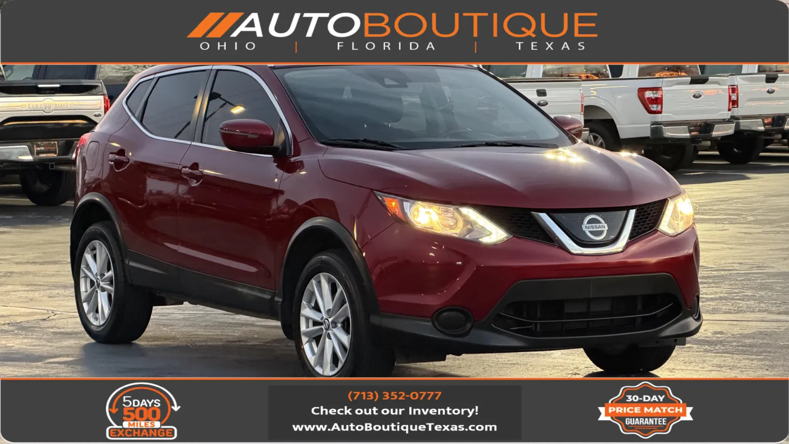 Red 2019 Nissan Rogue Sport SV for sale in Alvin, TX