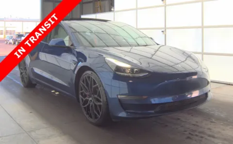 Blue 2021 Tesla Model 3 Performance for sale in Alvin, TX