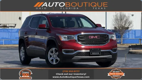 Red 2019 GMC Acadia SLE for sale in Alvin, TX
