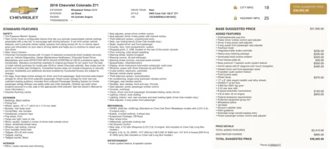 Photos of 2018 Chevrolet Colorado 2WD Z71 for sale in Alvin, TX at Auto Boutique Texas