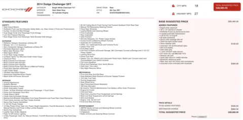 Photos of 2014 Dodge Challenger SXT for sale in Alvin, TX at Auto Boutique Texas