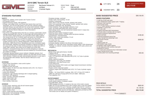 Photos of 2019 GMC Terrain SLE for sale in Alvin, TX at Auto Boutique Texas