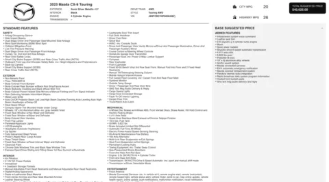 Photos of 2023 Mazda CX-9 Touring for sale in Alvin, TX at Auto Boutique Texas