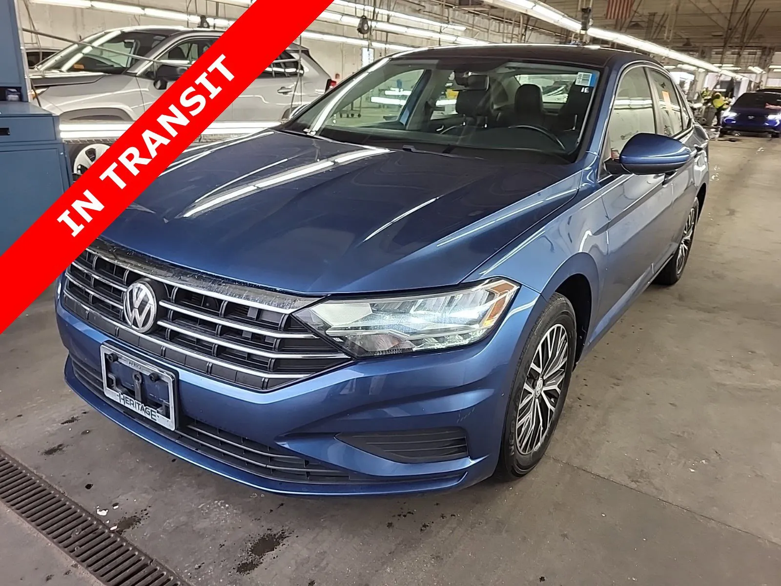 Blue 2021 Volkswagen Jetta SE for sale in Alvin, TX