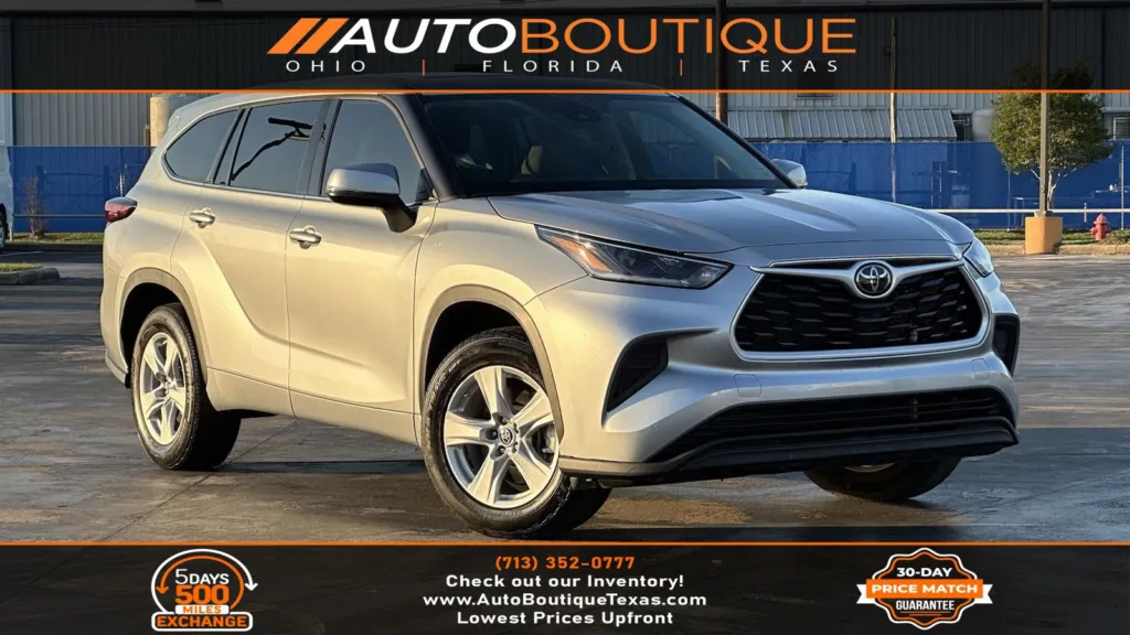 Used 2021 Toyota Highlander L for sale in Alvin, TX at Auto Boutique ...