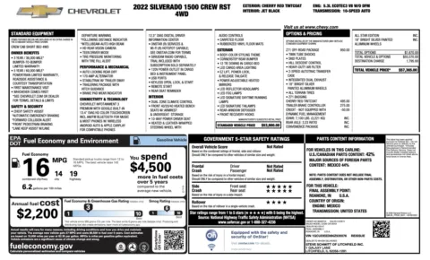 More photos of 2022 Chevrolet Silverado 1500 RST at Auto Boutique Texas, TX