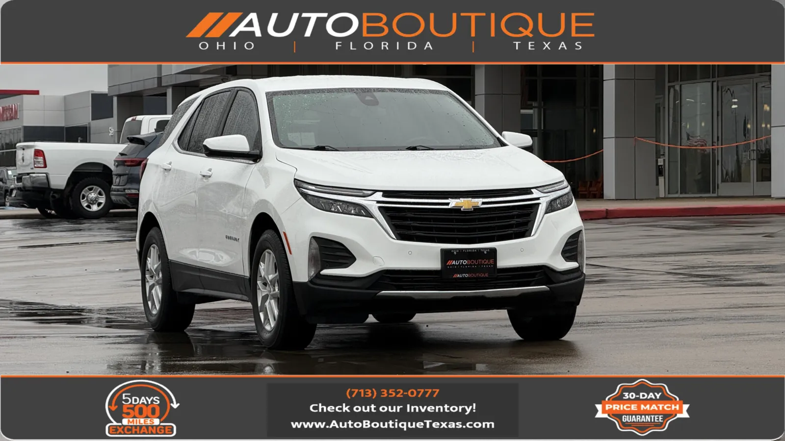 White 2023 Chevrolet Equinox LT for sale in Alvin, TX