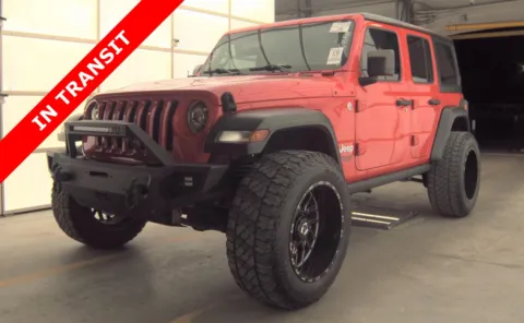 Red 2018 Jeep Wrangler Unlimited Sport S for sale in Alvin, TX