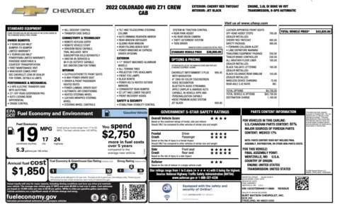 More photos of 2022 Chevrolet Colorado 4WD Z71 at Auto Boutique Texas, TX