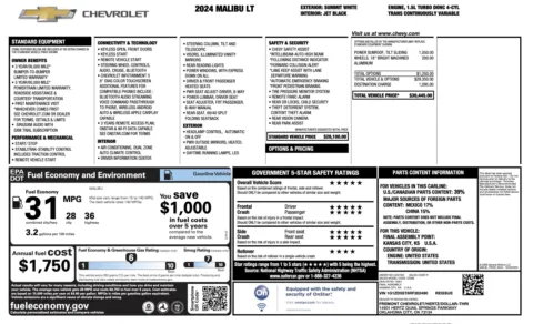 Photos of 2024 Chevrolet Malibu LT for sale in Alvin, TX at Auto Boutique Texas