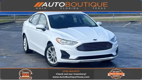 White 2020 Ford Fusion SE for sale in Alvin, TX
