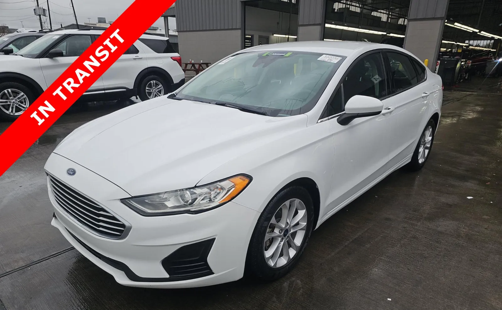White 2020 Ford Fusion SE for sale in Alvin, TX