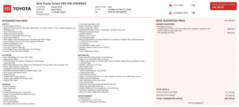 Photos of 2019 Toyota Tundra SR5 for sale in Alvin, TX at Auto Boutique Texas