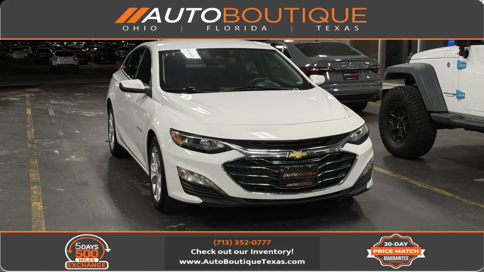 White 2023 Chevrolet Malibu LT for sale in Alvin, TX