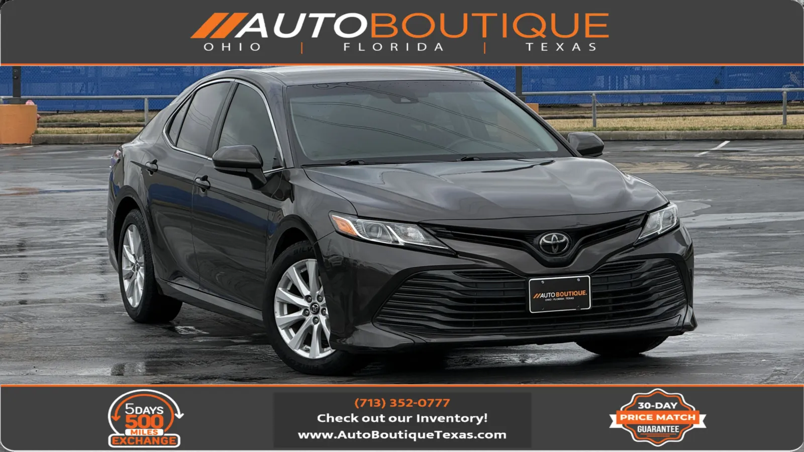 Brown 2018 Toyota Camry LE for sale in Alvin, TX