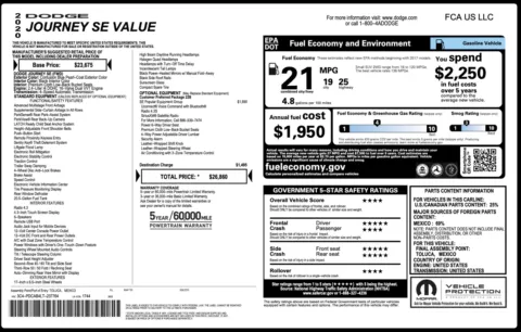 Photos of 2020 Dodge Journey SE Value for sale in Alvin, TX at Auto Boutique Texas