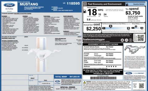Photos of 2020 Ford Mustang GT Premium for sale in Alvin, TX at Auto Boutique Texas