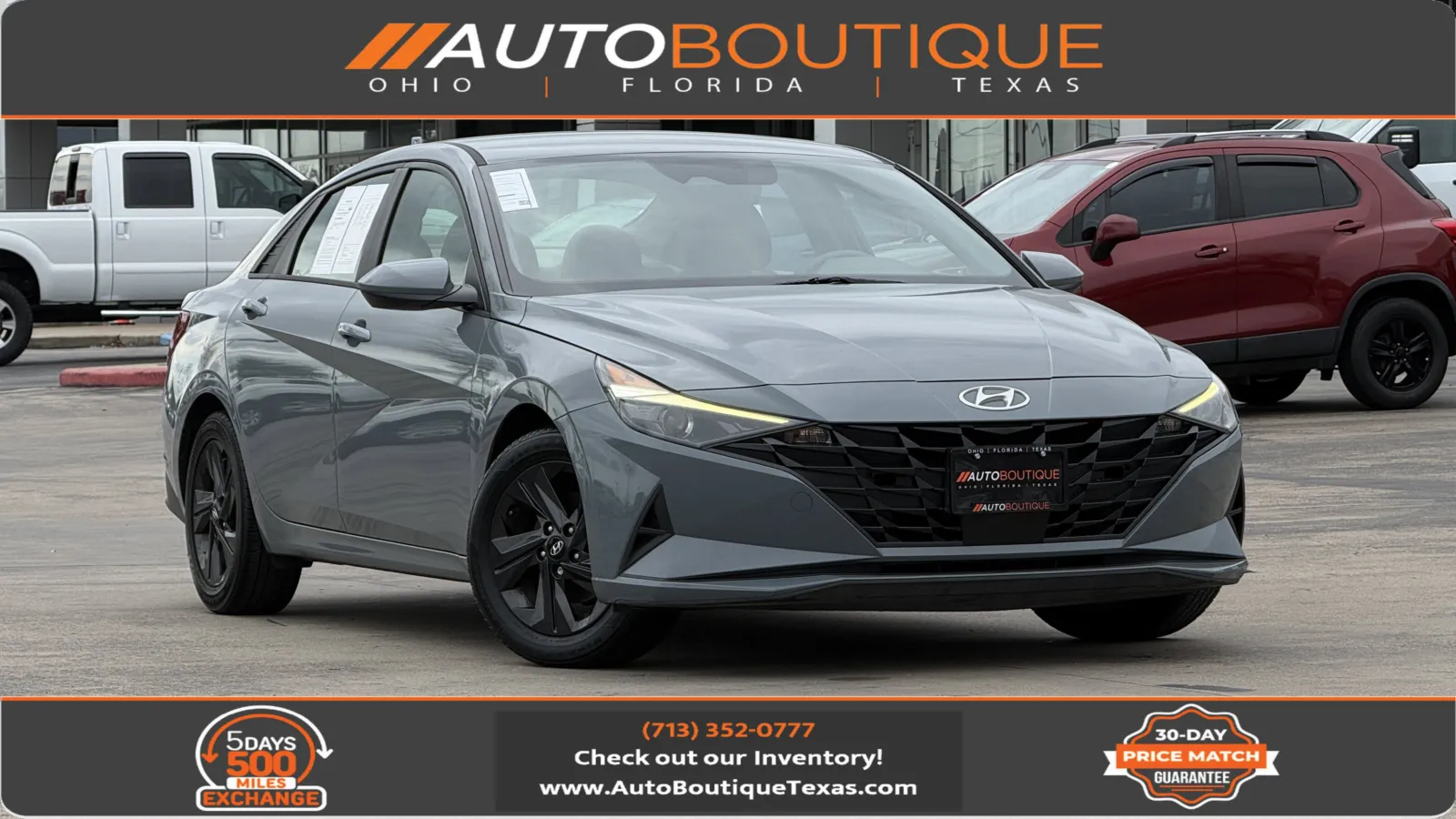 Gray 2021 Hyundai Elantra SEL for sale in Alvin, TX